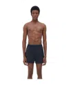 Bottega Veneta Logo Swimming Trunks In Brown