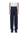 Bottega Veneta Logo Tooling Casual Pants In Black