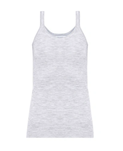 Bottega Veneta Logo Vest In White