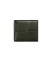 Bottega Veneta Intrecciato Passport Holder In Black