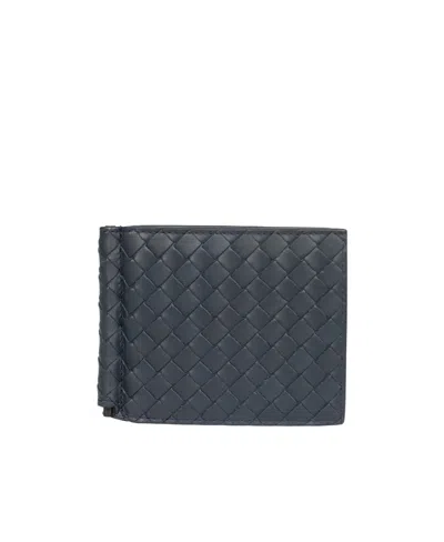 Bottega Veneta Logo Wallet In Black