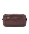 Bottega Veneta Logo Wallet In Red