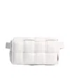 Bottega Veneta Logo With Cushion Box Chest Bag In White