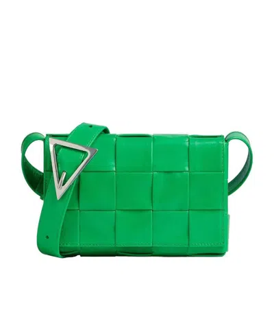 Bottega Veneta Small Cassette Crossbody Bag In Parakeet