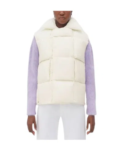 Bottega Veneta Logo Woven Vest In White