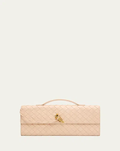 Bottega Veneta Long Andiamo Clutch Bag With Handle