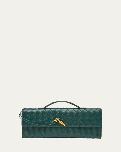BOTTEGA VENETA LONG ANDIAMO CLUTCH BAG WITH HANDLE