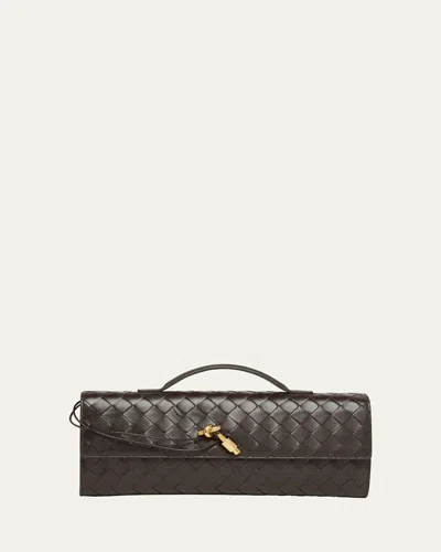BOTTEGA VENETA LONG ANDIAMO CLUTCH BAG WITH HANDLE