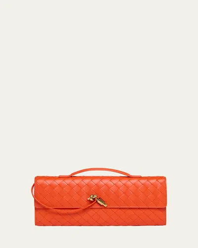 BOTTEGA VENETA LONG ANDIAMO CLUTCH BAG WITH HANDLE