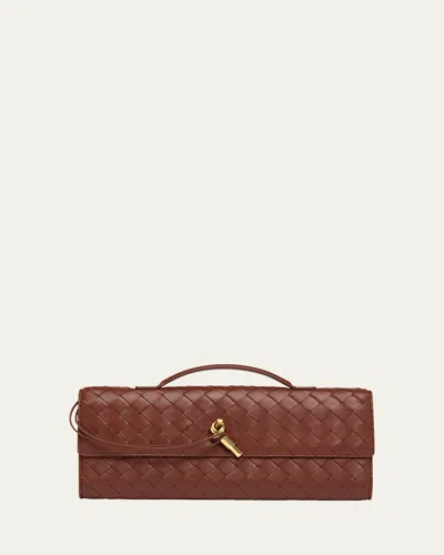 BOTTEGA VENETA LONG ANDIAMO CLUTCH BAG WITH HANDLE