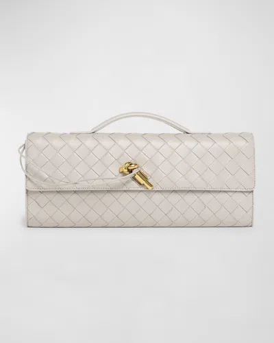 BOTTEGA VENETA LONG ANDIAMO CLUTCH BAG WITH HANDLE