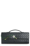 Bottega Veneta Long Andiamo Flower Leather East/west Clutch