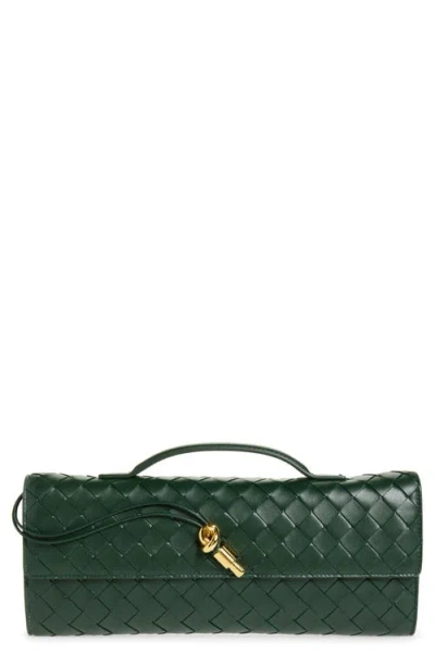 Bottega Veneta Long Andiamo Intrecciato Clutch Bag In Pattern