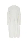 Bottega Veneta Linen And Viscose Blend Dress In White
