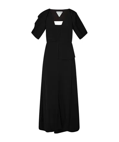 Bottega Veneta Long Maxi Dress In Black