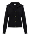 Bottega Veneta Wool Cardigan In Black