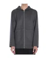 Bottega Veneta Melang Effect Wool Jacket