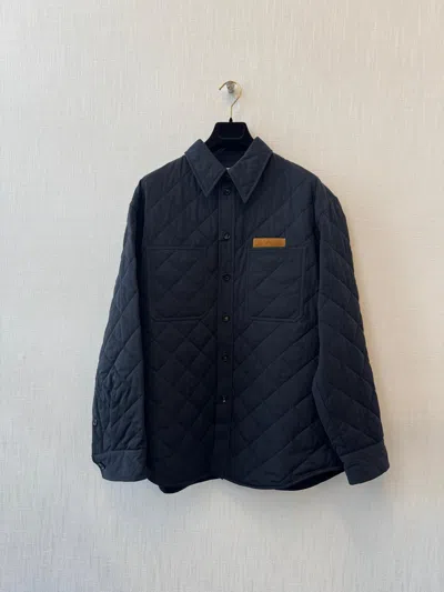BOTTEGA VENETA QUILTED COTTON OVERSHIRT