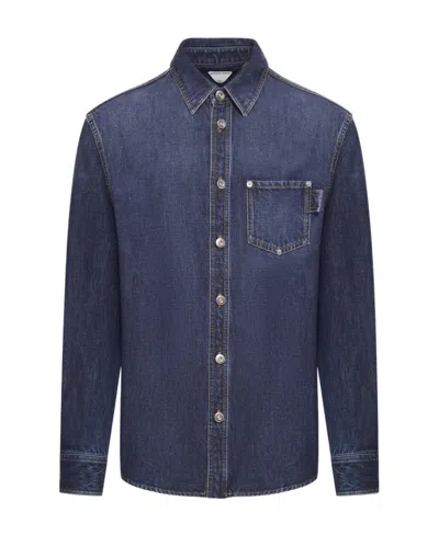 BOTTEGA VENETA BOTTEGA VENETA LONG SLEEVED DENIM SHIRT