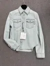 Bottega Veneta Long Sleeve Denim Shirt In White
