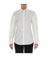 Bottega Veneta Long-sleeve Poplin Shirt In White