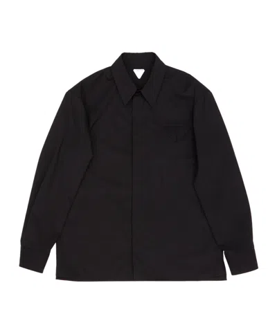 Bottega Veneta Long Sleeve Shirt In Black