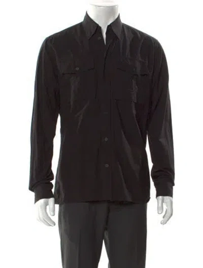 Pre-owned Bottega Veneta Long Sleeve Shirt In Black