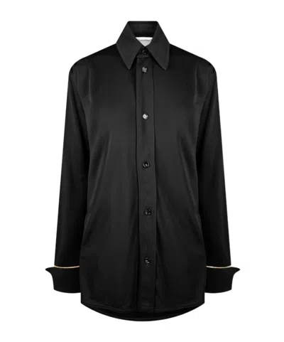 Bottega Veneta Long Sleeve Shirt In Black