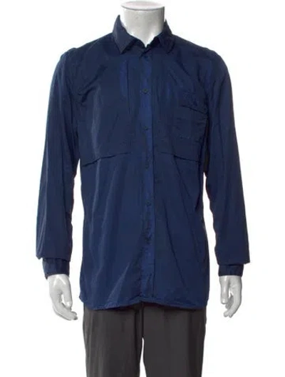 Pre-owned Bottega Veneta Long Sleeve Shirt In Blue