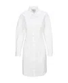 Bottega Veneta Shirt Dress In White