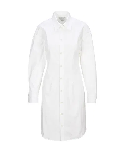Bottega Veneta Shirt Dress In White