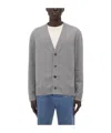 Bottega Veneta Cardigan En Cachemire In Gray