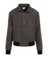 Bottega Veneta Long-sleeved Casual Jacket In Black