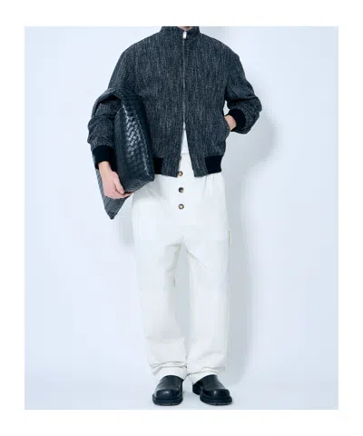 Bottega Veneta Long-sleeved Casual Jacket In White