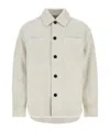 Bottega Veneta White Oversize Jacket In White