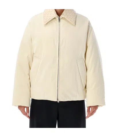 Bottega Veneta Long-sleeved Cotton Clothes In Nude