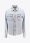 Bottega Veneta Denim Shirt In Blue