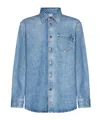 Bottega Veneta Denim Shirt In Blue