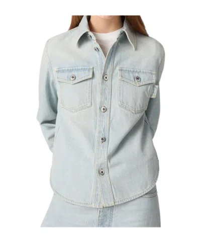 BOTTEGA VENETA BOTTEGA VENETA EXTRA BLEACHED DENIM SHIRT