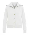 Bottega Veneta Layered Wool Cardigan In White