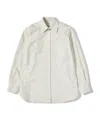 Bottega Veneta Long-sleeved Lapel Shirt In White