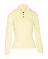 Bottega Veneta Slim Fit Ribbed Polo Shirt In Nude