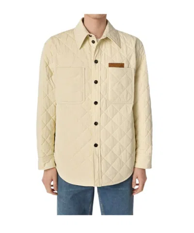 Bottega Veneta Quilted Cotton Overshirt