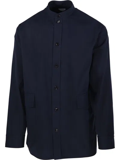 Bottega Veneta Long-sleeved Shirt In Black