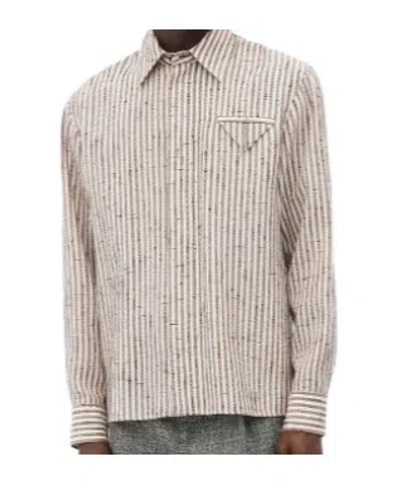 Bottega Veneta Long-sleeved Shirt In Nude