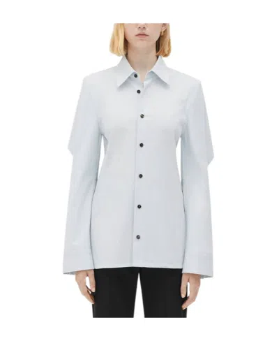 Bottega Veneta Long-sleeved Shirt In White