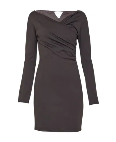 BOTTEGA VENETA BOTTEGA VENETA LONG-SLEEVED WRAP DRESS