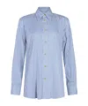 Bottega Veneta Long Sleeved Striped Shirt In Blue