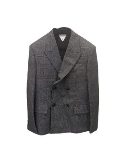 Bottega Veneta Long-sleeved Suit Jacket In Green