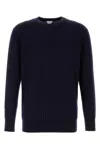 Bottega Veneta Maglione In Lana Blu Scuro  Uomo In Blue